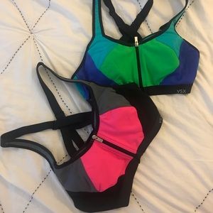 2 Victoria Secret Knockout Sports Bra 34B